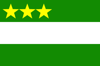 [Flag of Las Lajas Canton (El Oro, Ecuador)