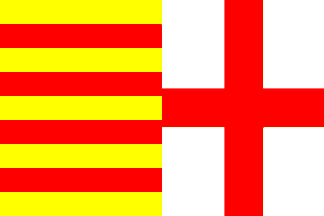 [City of Manresa, Former Flag or Variant (Barcelona Province, Catalonia, Spain)]