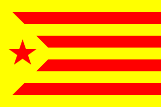 «Senyera» independentista catalana