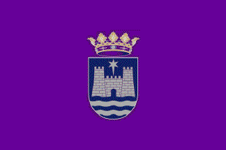 [Former Flag of Municipality of Gandia / Gandía (Valencia Province, Valencian Community, Spain)]