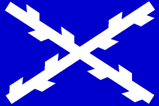 [Blue Civil Ensign abolished 1762 (Spain)]