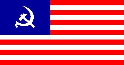 Fictional flags similar to the flag of the Union of Socialist Soviet  Republics