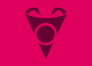 [pinkish field, magentaish logo]