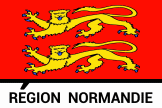 France Upper Normandy Haute-Normandie Region 5'x3' Flag 