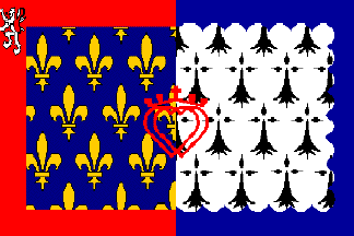 France Centre-Val de Loire 5'x3' Flag 