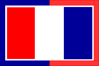 National Flag Of France: Blue, White And Red Vertical Stripes