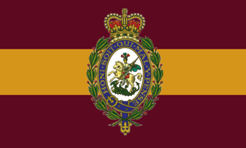 Donegal Regiment UVF Kings colour flag 1914 3ft x 3ft9 