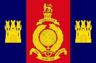 Royal Marines 40 42 45 Commando Flag Reserve Signals Command Scotland London 5x3 