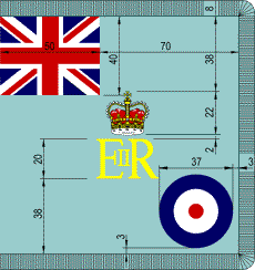 [Queen's colours for RAF]