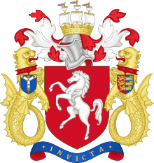 [Kent coat of arms]