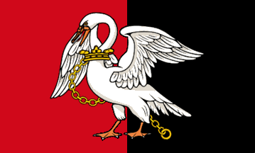 [Flag of Buckinghamshire, England]