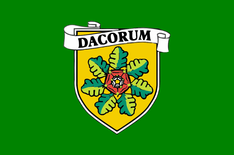 [Borough of Dacorum flag]