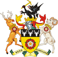 [Derbyshire Coat of Arms]