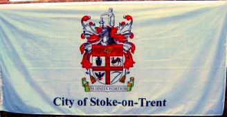 [Flag of Stoke-on-Trent, England]