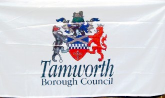 [Flag of Tamworth, England]