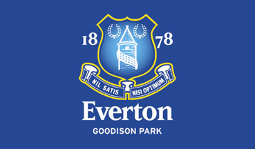 Everton FC  Crest Blue  White Flag SN 5ft x 3ft GREAT GIFT 