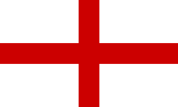 Flag of England 3x5 ft St George's Cross Red White English National Banner Saint