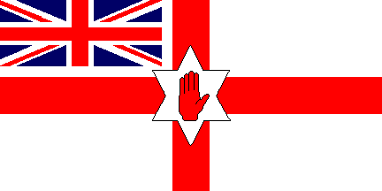 Loyalist Hand Table Flag Ulster British Protestant Northern Ireland Orange Order 