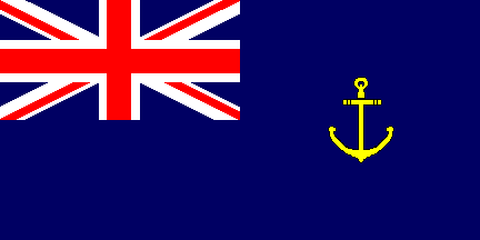 Royal Fleet Auxiliary Military England Flag Cufflinks 