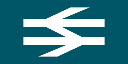 [British Rail blue flag]