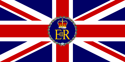 [Flag during present reign 1953-1999]