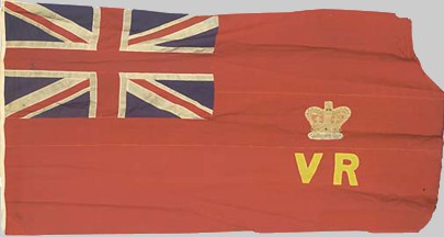 [Royal Victoria Yacht Club ensign]