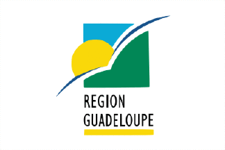 AZ FLAG Guadeloupe Table Flag 5 x 8 Black plastic stick and base French region of Guadeloupe Desk Flag 21 x 14 cm