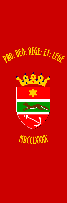 [Former County flag]