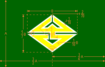 [flag of Chosei construction sheet]