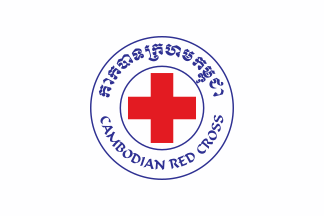 [Flag of the Cambodian Red Cross]