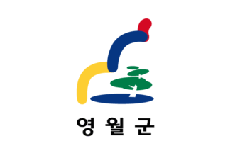[Yeongwol County flag]