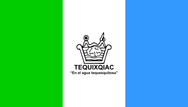 Flag of Tequixquiac, State of Mexico (Mexico)