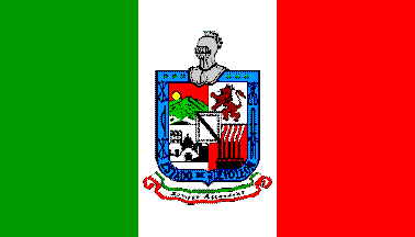 Nuevo León unofficial tricolor flag