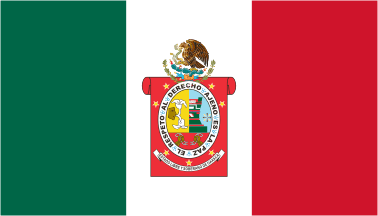 Oaxaca unofficial tricolor flag