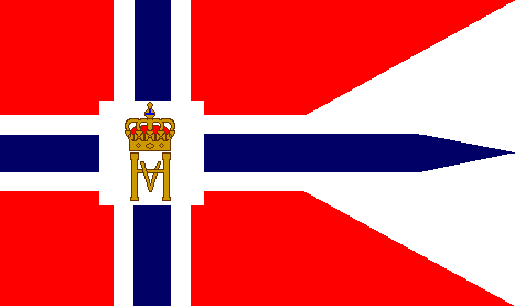 [flag of royal norwegian yacht club, 1991-]