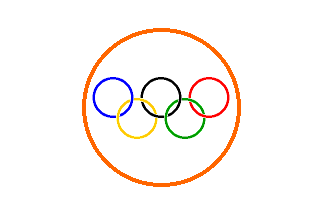[Proposal of the Olympic flag]