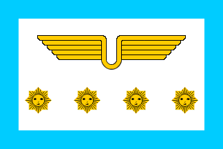 Rank flags of the Peruvian Air Force