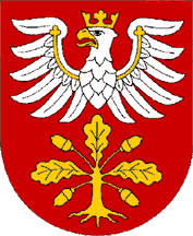 [Dąbrowa county Coat of Arms]
