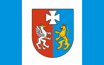 [Podkarpackie voivodship flag]