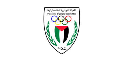 [Palestine Olympic Committee flag]