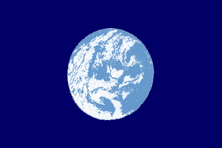 John McConnell’s Earth flag -- 1st version, error