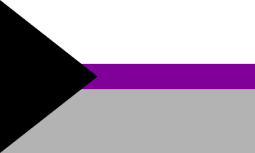 [Demisexuality flag]