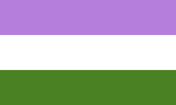 [Genderqueer Pride Flag (current)]