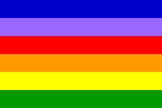 Gay Pride Rainbow Flag Variations With Order And Number Of Stripes