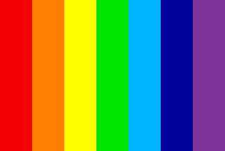 [7-striped vertical rainbow flag]