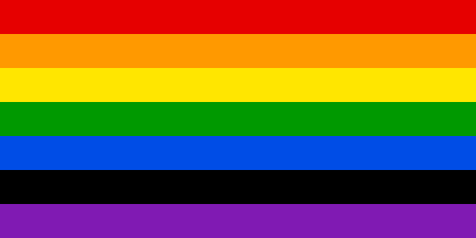 [Minority Rainbow flag]