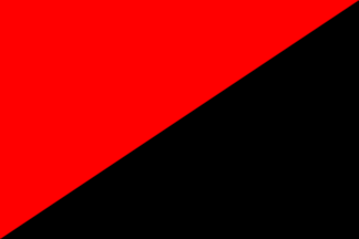3' x 2' CNT FAI FLAG Spanish Anarchy Anarchist Syndicalist Anarcho Communism