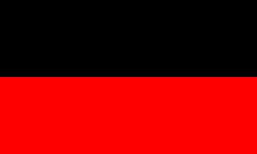 red and black flag red and black flag