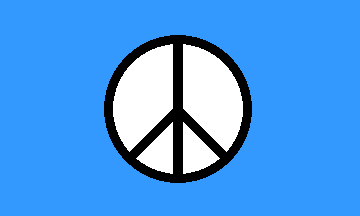 [Light blue peace sign variant]