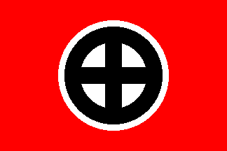 Sun cross Neo-Nazi flag #1